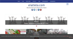 Desktop Screenshot of elatleta.net