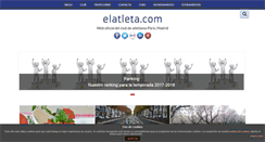 Desktop Screenshot of elatleta.com