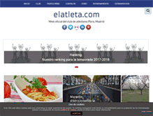 Tablet Screenshot of elatleta.com